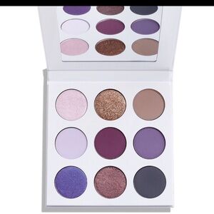 Kylie Cosmetics 9-Color Eyeshadow Palette with Purple and Brown Hues